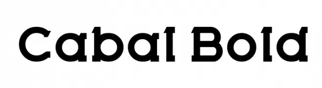 Cabal Bold  नि: शुल्क फ़ॉन्ट्स डाउनलोड