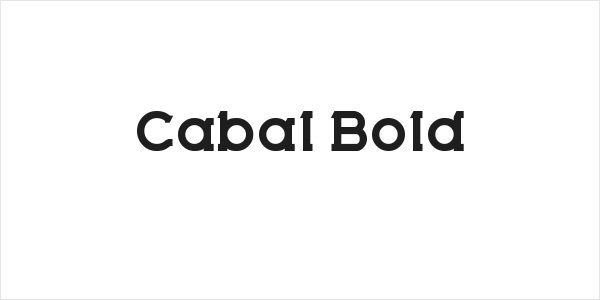 Cabal Bold Logo