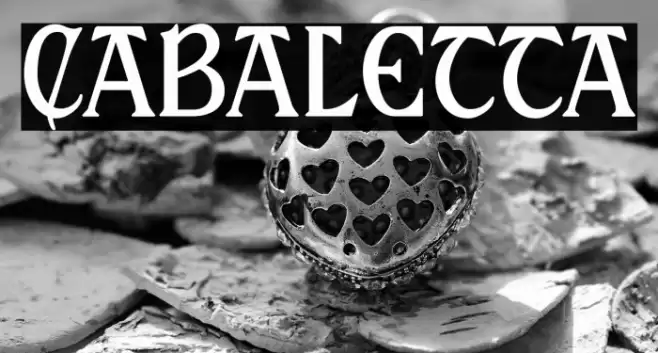 Cabaletta Font examples