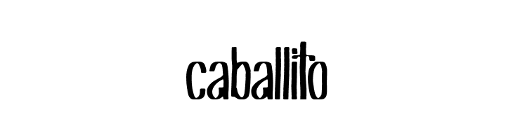 Caballito  नि: शुल्क फ़ॉन्ट्स डाउनलोड