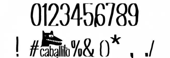Caballito Font OTHER CHARS