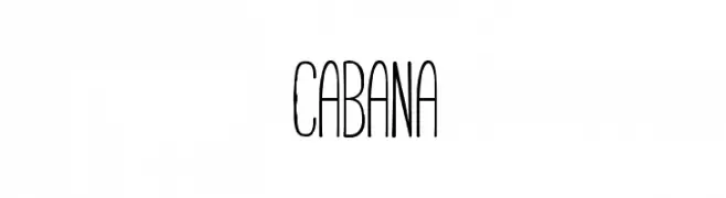 Cabana  baixar fontes gratis
