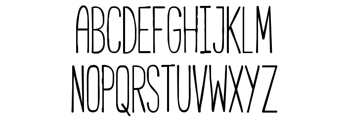 Cabana Font LOWERCASE