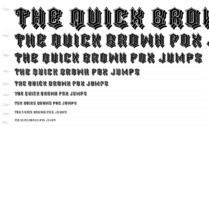 Cabaret Filled Regular Waterfall