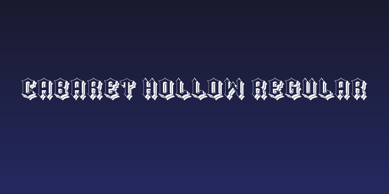 Cabaret Hollow Regular Social Header