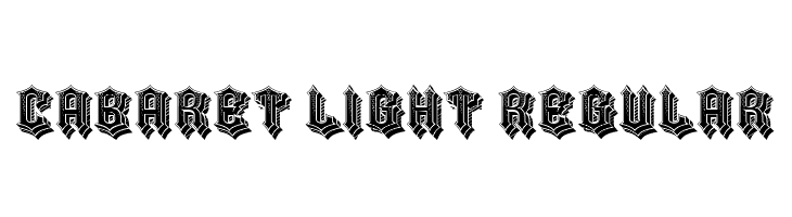 Cabaret Light Regular  免费字体下载