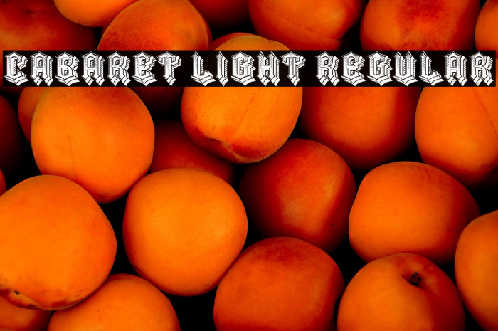 Cabaret Light Regular Example 2