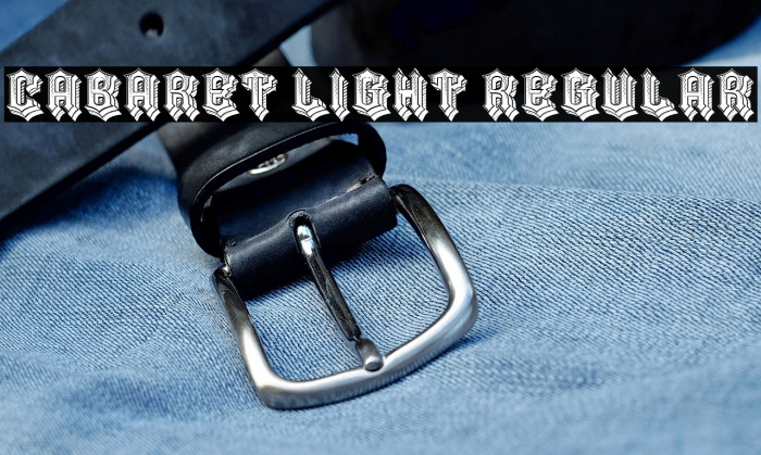 Cabaret Light Regular Example 3