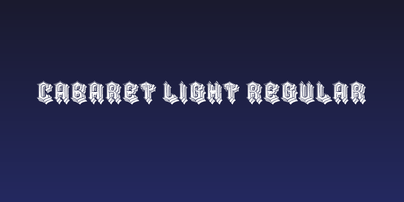 Cabaret Light Regular Social Header