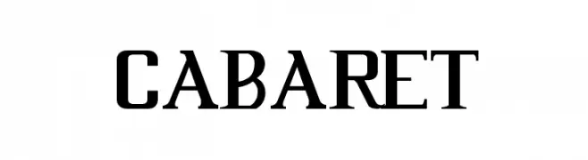 Cabaret  baixar fontes gratis