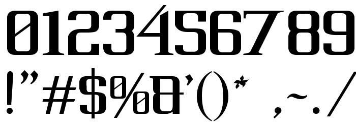 Cabaret Font OTHER CHARS