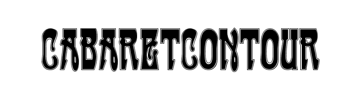 CabaretContour Шрифта