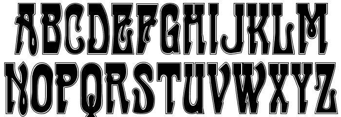 CabaretContour Font LOWERCASE