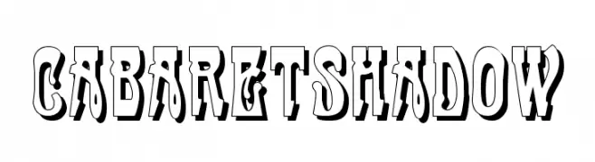CabaretShadow  font caratteri gratis