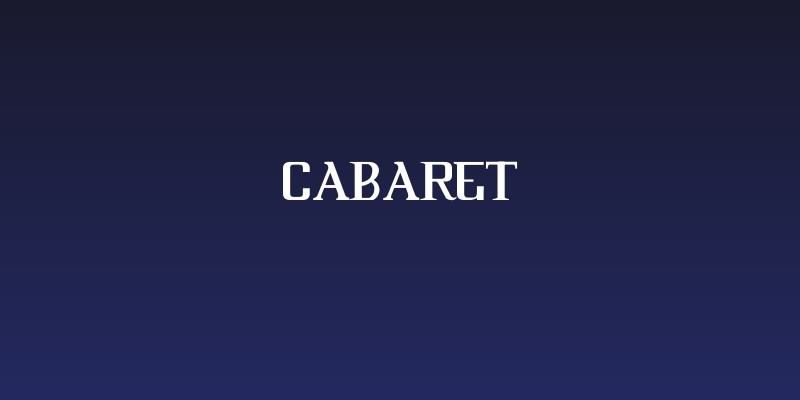 Cabaret Social Header