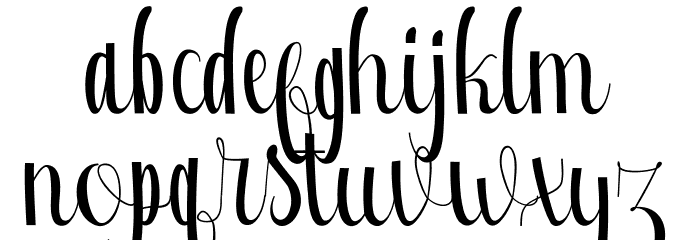 Cabbage Free Font LOWERCASE