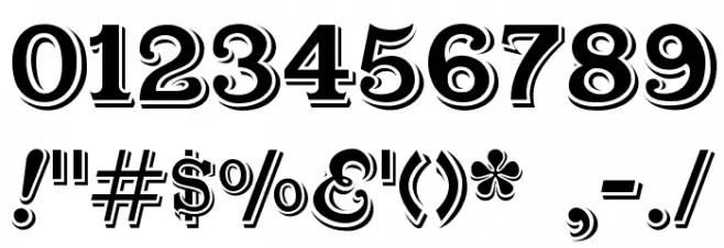 Cabbagetown Font OTHER CHARS