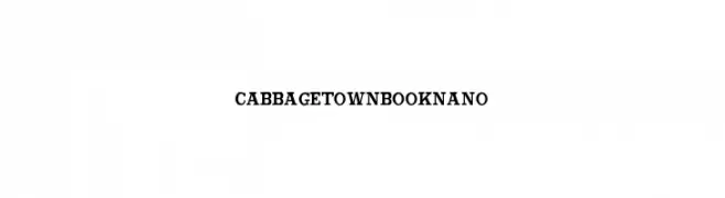 CabbagetownBookNano  フリーフォントのダウンロード