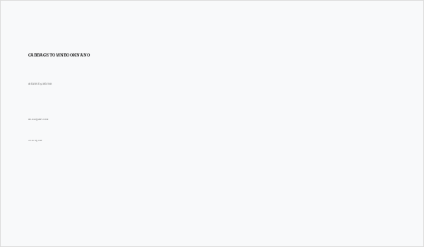 CabbagetownBookNano Business Card