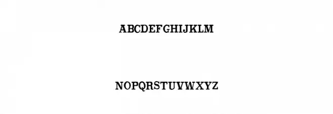 CabbagetownBookNano フォント 小文字