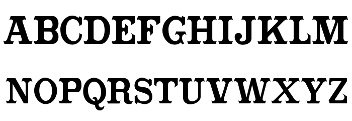 CabbagetownBook Font LOWERCASE