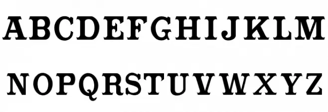 CabbagetownSmCaps フォント 大文字