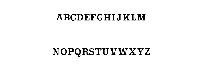 CabbagetownSmCapsMicro Font LOWERCASE