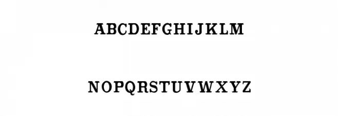 CabbagetownSmCapsMicro Font LOWERCASE