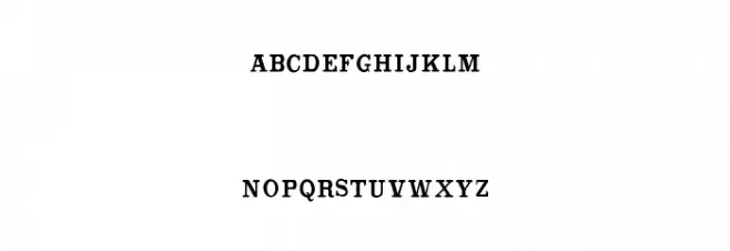 CabbagetownSmCapsNano フォント 大文字