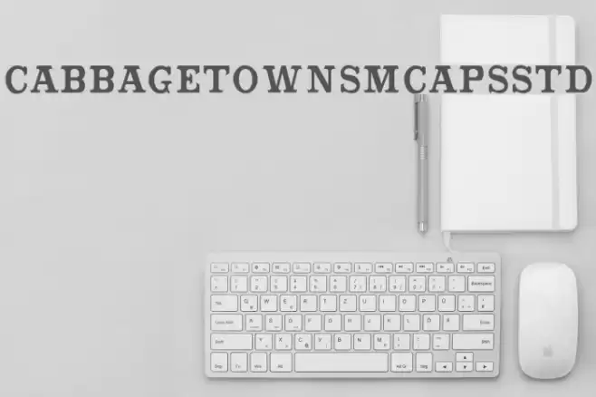 CabbagetownSmCapsStd Polices examples