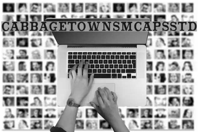 CabbagetownSmCapsStd Polices examples