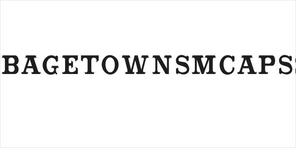 CabbagetownSmCapsStd Logo