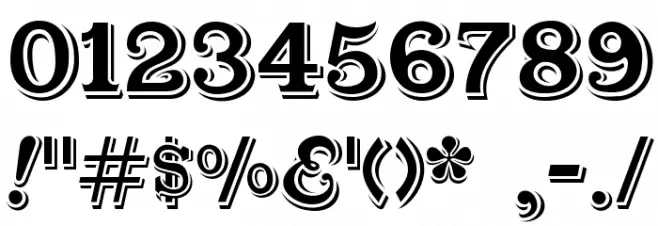 CabbagetownStd Font OTHER CHARS