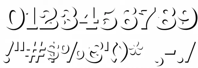 CabbagetownStone Font OTHER CHARS