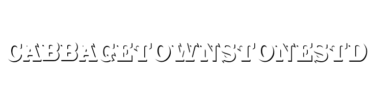 CabbagetownStoneStd Font