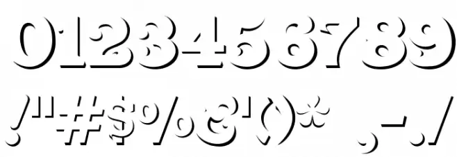 CabbagetownStoneStd Font OTHER CHARS