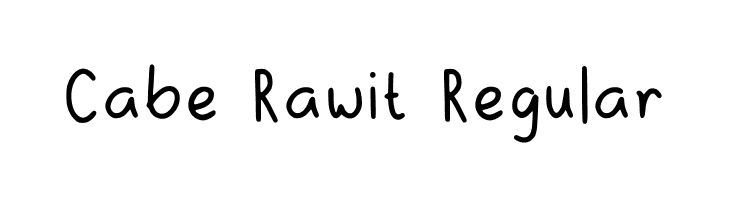 Cabe Rawit Regular  नि: शुल्क फ़ॉन्ट्स डाउनलोड