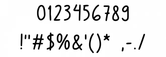 Cabe Rawit Regular Font OTHER CHARS