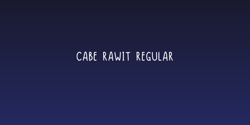 Cabe Rawit Regular Social Header