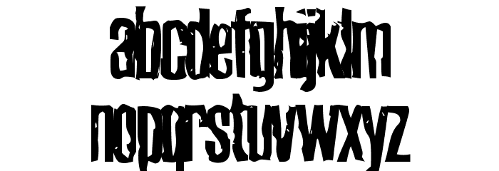 Cabeen Condensed Font LOWERCASE