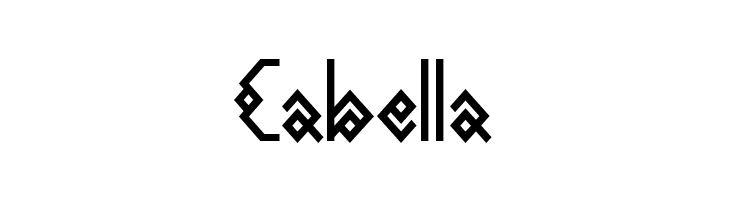 Cabella Шрифта
