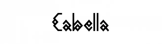 Cabella  les polices de caractères gratuit tlcharger