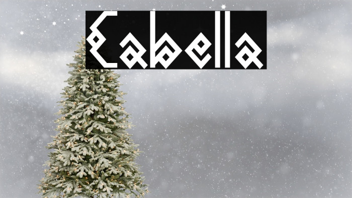 Cabella Font examples