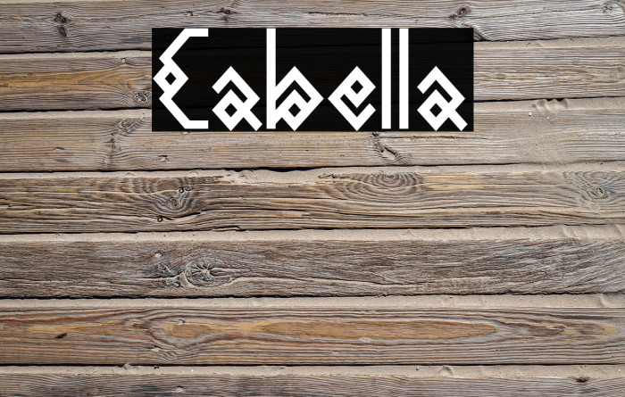 Cabella Font examples