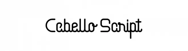 Cabello Script  les polices de caractères gratuit tlcharger