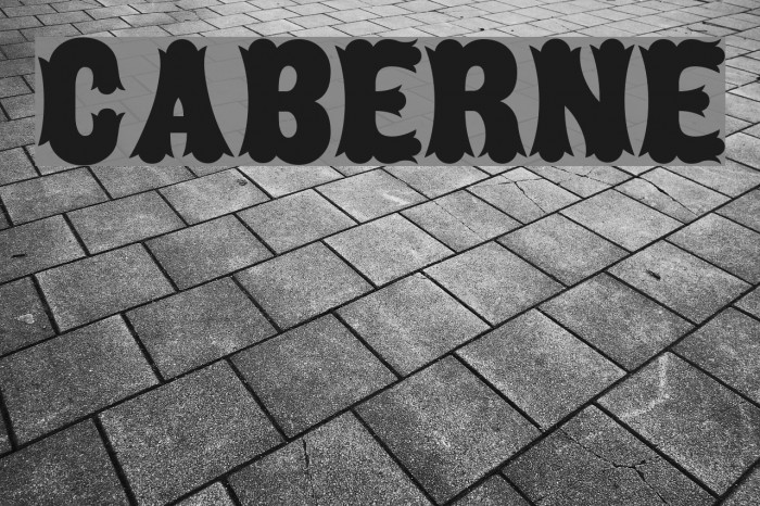 Caberne Font examples