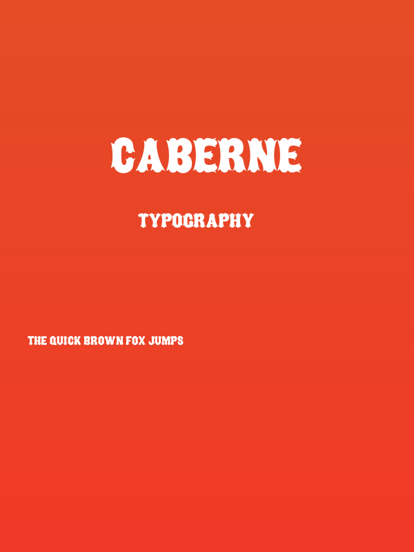 Caberne Poster