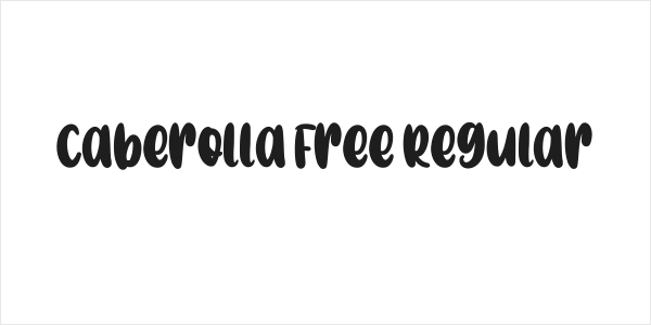 Caberolla Free Regular Logo
