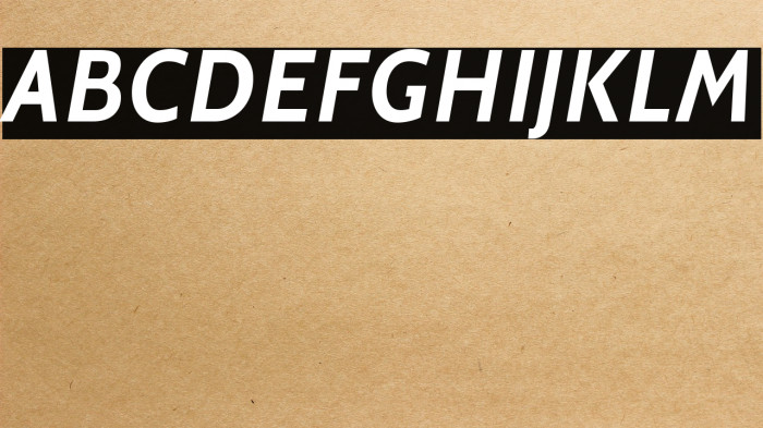 Cabin Bold Italic Example 2