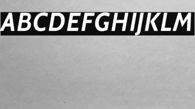 Cabin Bold Italic Font examples